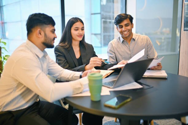 Business hiring strategy meeting